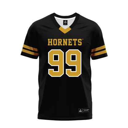 Alabama State - NCAA Football : Dezmon Thomas - Black Premium Football Jersey-0