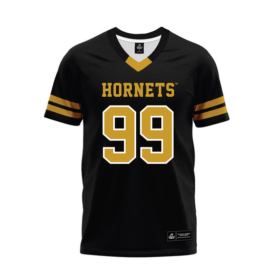 Alabama State - NCAA Football : Dezmon Thomas - Black Premium Football Jersey-0