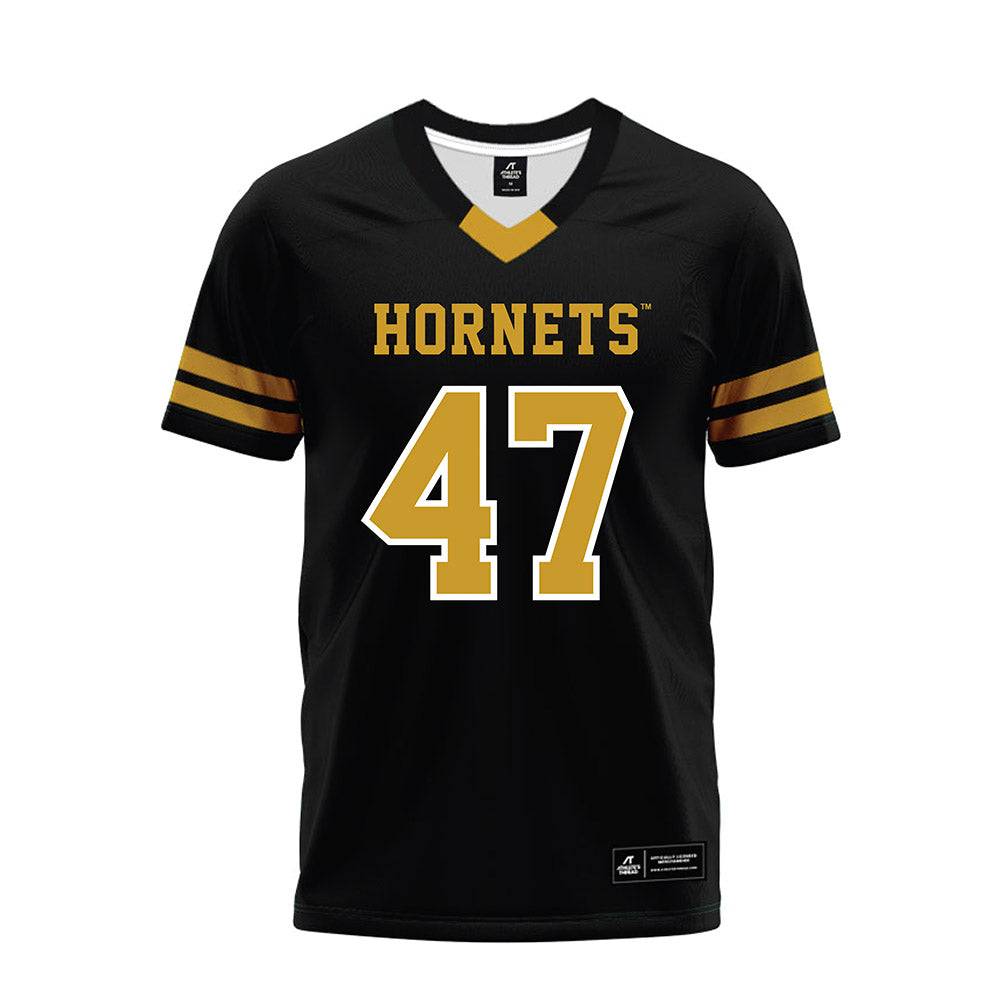 Alabama State - NCAA Football : Davier Fairrow - Black Premium Football Jersey-0