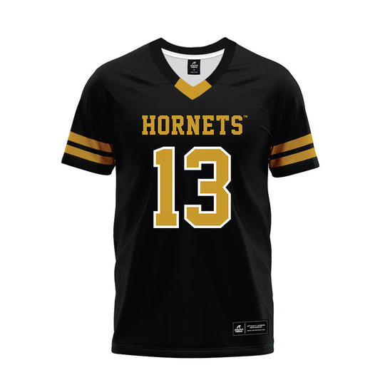 Alabama State - NCAA Football : Corey Lucius - Black Premium Football Jersey-0