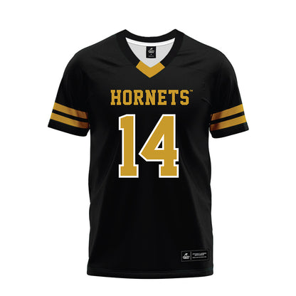 Alabama State - NCAA Football : Brennen Ceaser - Black Premium Football Jersey-0