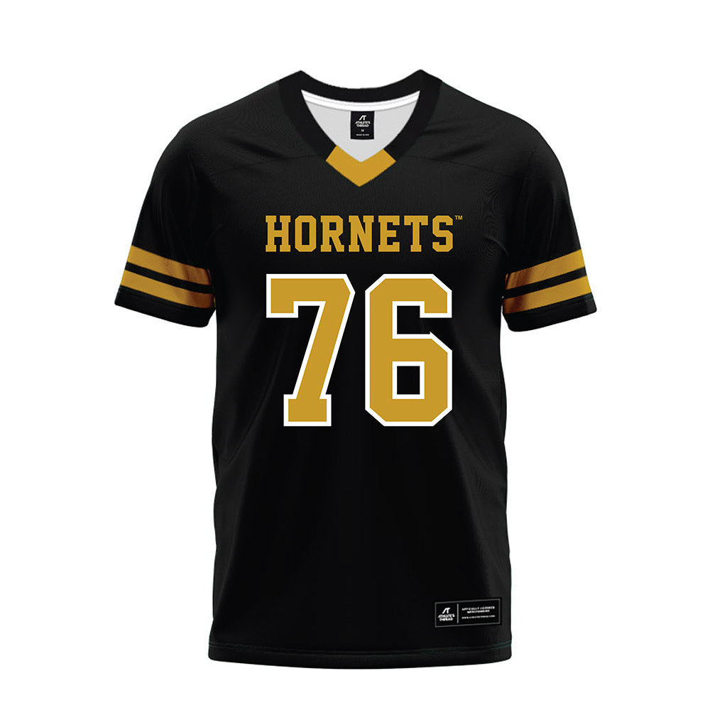 Alabama State - NCAA Football : Marvin Lee JR - Black Premium Football Jersey-0