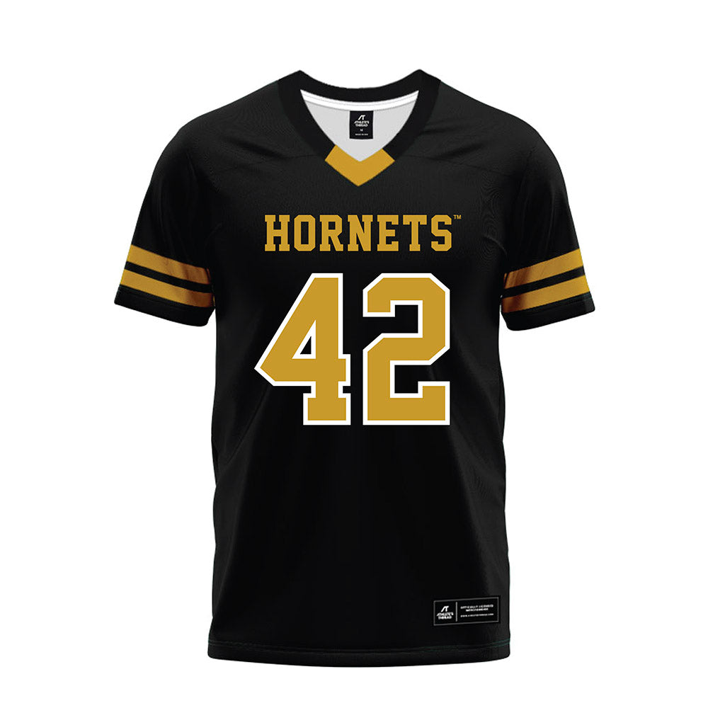 Alabama State - NCAA Football : Tashaun Sims - Black Premium Football Jersey-0