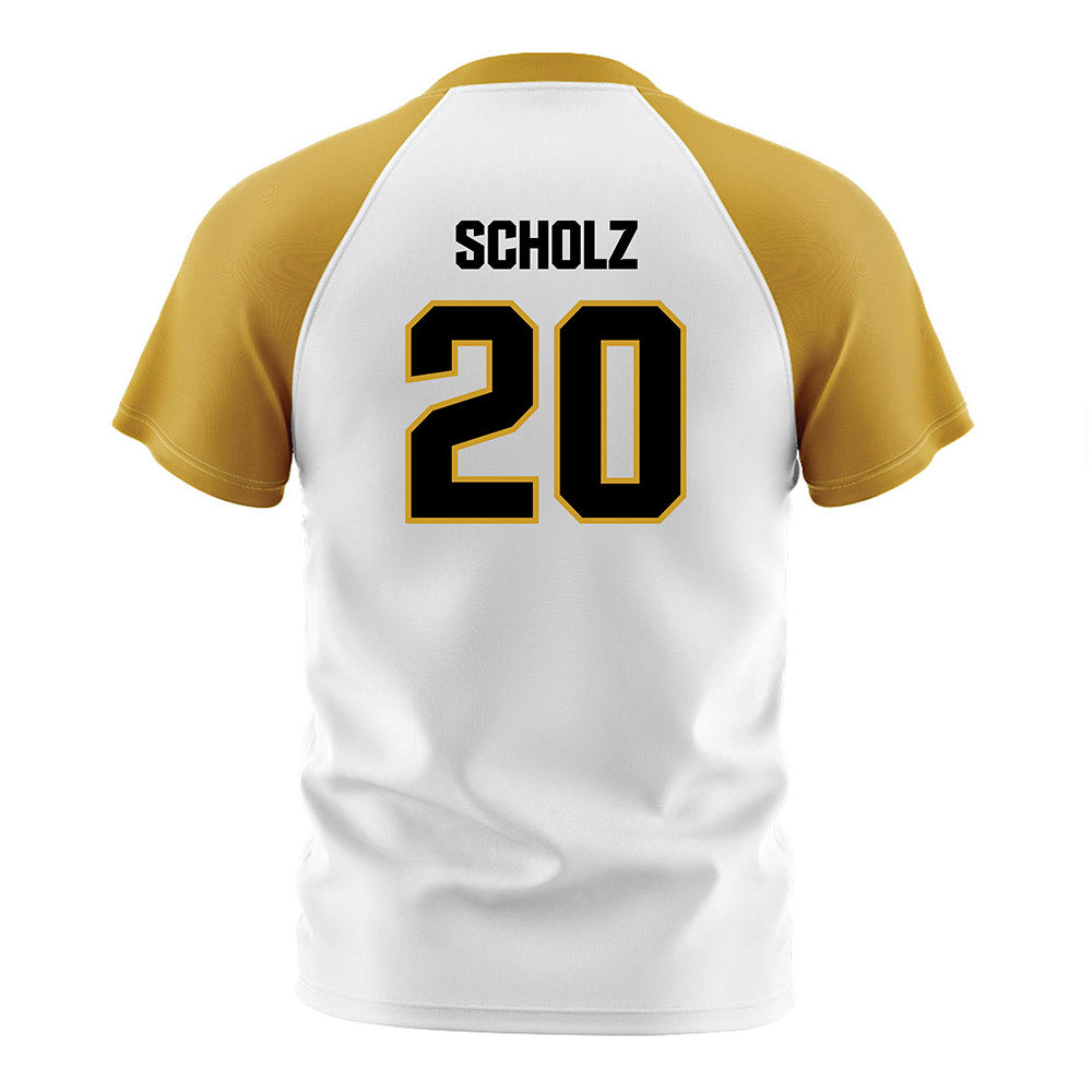 Alabama State - NCAA Women's Soccer : Jenna Scholz - White Soccer Jersey-1