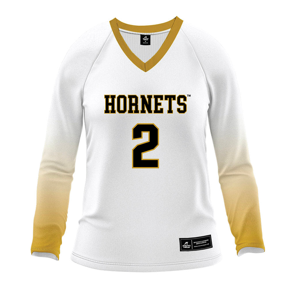 Alabama State - NCAA Women's Volleyball : Brynn Metoyer - White Volleyball Jersey-0