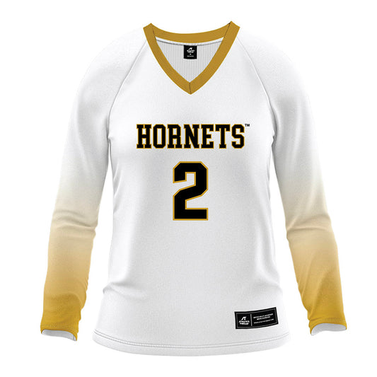 Alabama State - NCAA Women's Volleyball : Brynn Metoyer - White Volleyball Jersey-0