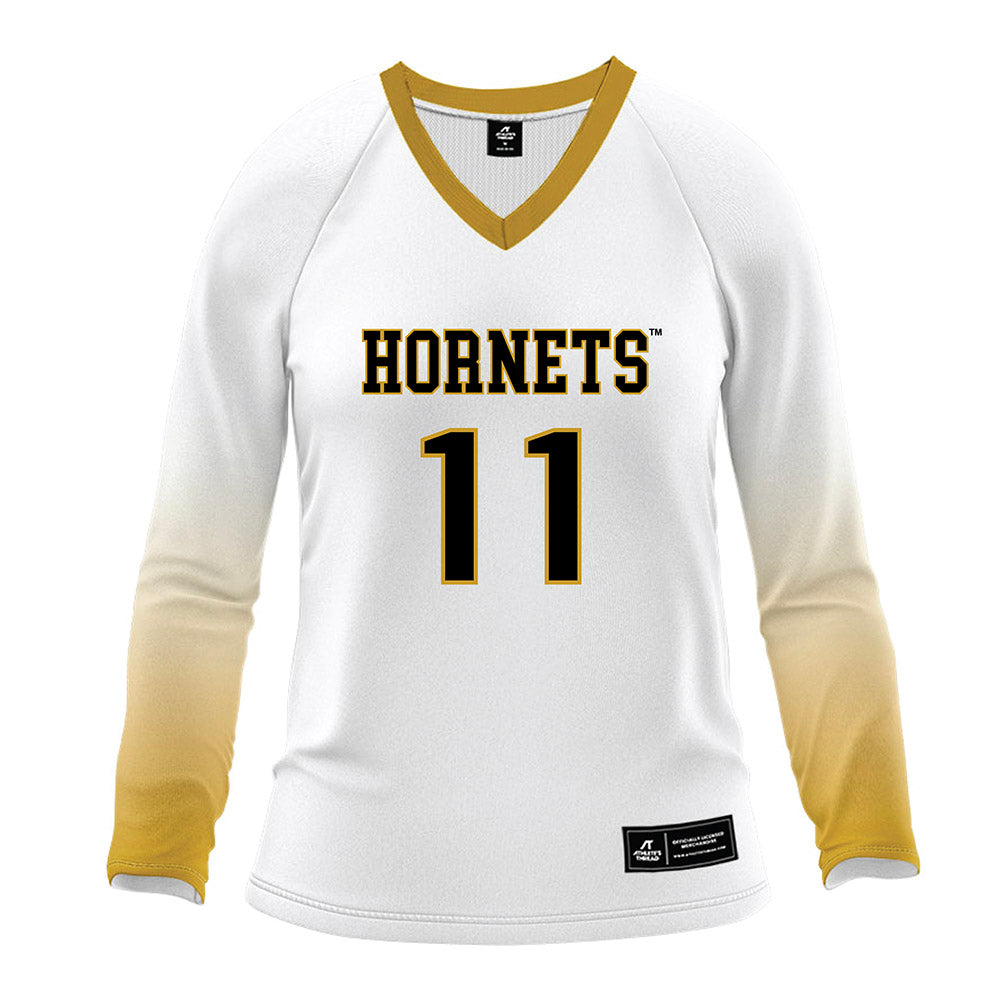 Alabama State - NCAA Women's Volleyball : Zoey Anderson - White Volleyball Jersey-0
