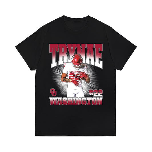 Oklahoma - NCAA Football : Trynae Washington - Collage Comfort Colors T-Shirt-0