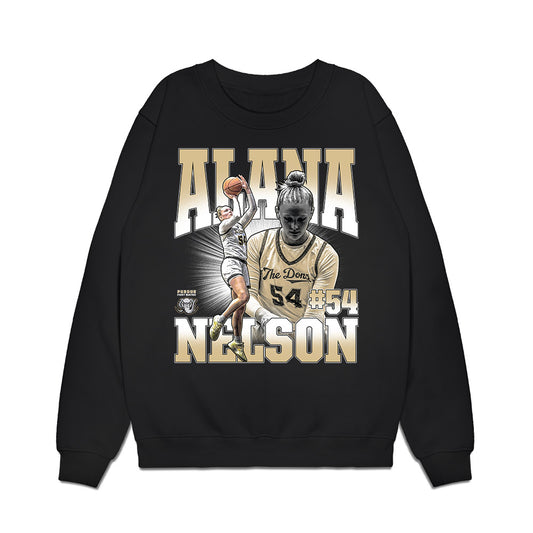 PFW - NCAA Women's Basketball : Alana Nelson - Premium Crewneck Sweatshirt-0