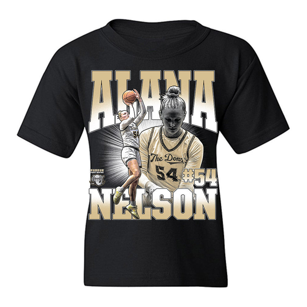 PFW - NCAA Women's Basketball : Alana Nelson - Youth T-Shirt-0
