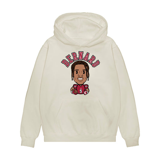 Alabama - NCAA Football : Germie Bernard - Caricature Premium Hooded Sweatshirt-0