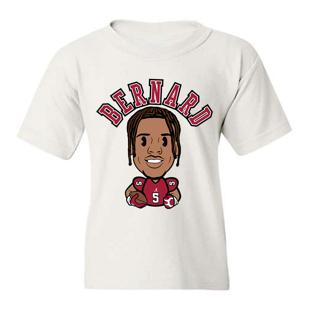 Alabama - NCAA Football : Germie Bernard - Caricature Youth T-Shirt-0