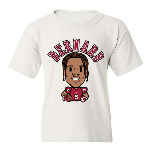 Alabama - NCAA Football : Germie Bernard - Caricature Youth T-Shirt-0