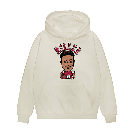Alabama - NCAA Football : Jamarion Miller - Caricature Premium Hooded Sweatshirt-0