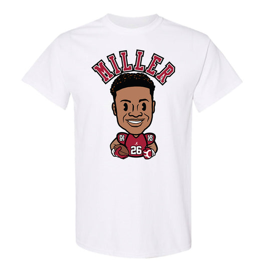 Alabama - NCAA Football : Jamarion Miller - Caricature T-Shirt-0