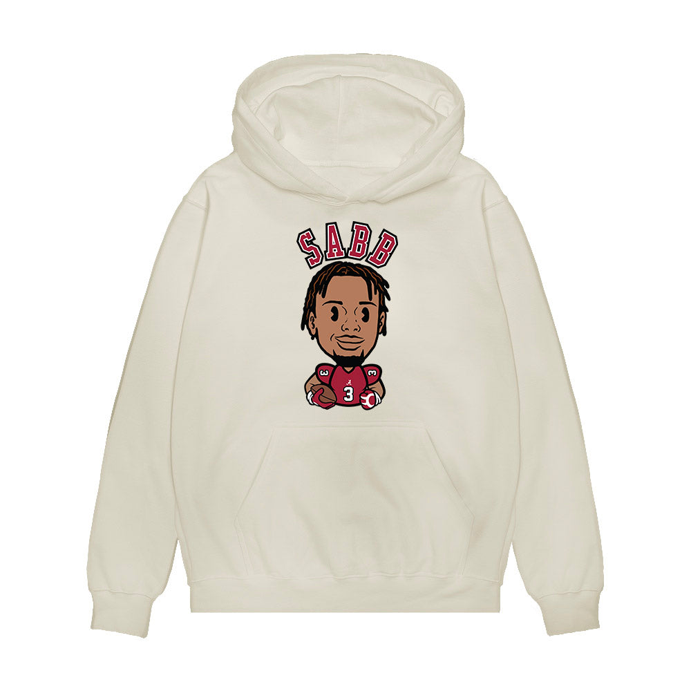 Alabama - NCAA Football : Sabb Keon - Caricature Premium Hooded Sweatshirt-0