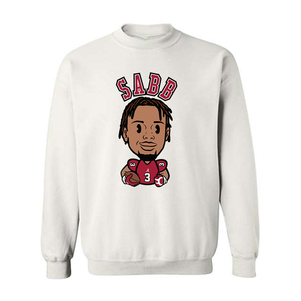 Alabama - NCAA Football : Sabb Keon - Caricature Crewneck Sweatshirt-0