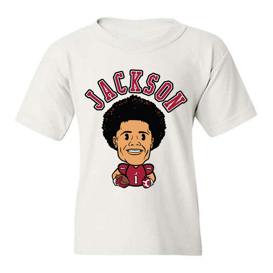 Alabama - NCAA Football : Domani Jackson - Caricature Youth T-Shirt-0
