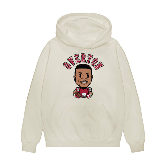 Alabama - NCAA Football : LT Overton - Caricature Premium Hooded Sweatshirt-0