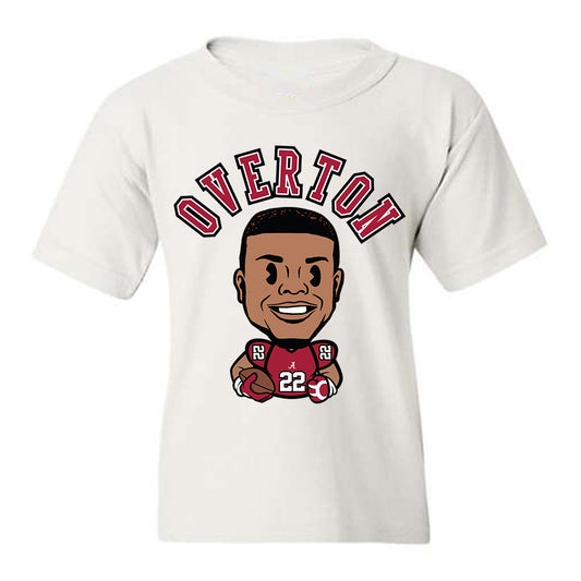 Alabama - NCAA Football : LT Overton - Caricature Youth T-Shirt-0