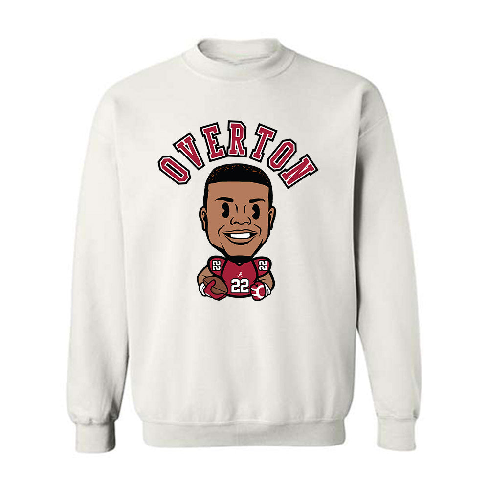 Alabama - NCAA Football : LT Overton - Caricature Crewneck Sweatshirt-0
