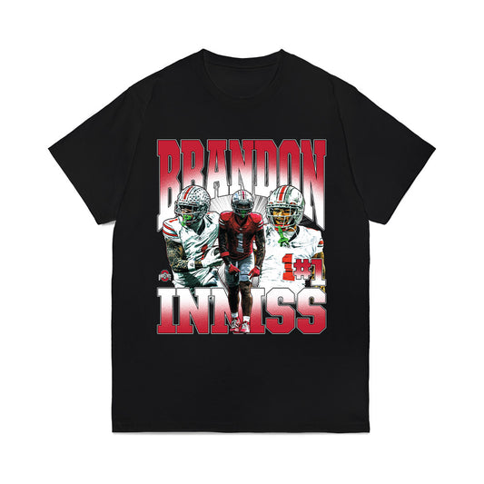 Ohio State - NCAA Football : Brandon Inniss - Caricature Comfort Colors T-Shirt-0