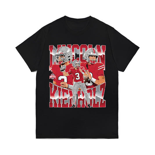 Ohio State - NCAA Football : Lincoln Kienholz - Caricature Comfort Colors T-Shirt-0