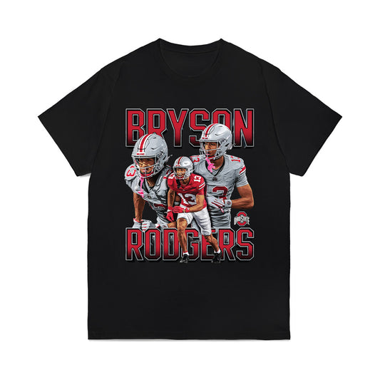Ohio State - NCAA Football : Bryson Rodgers - Collage Comfort Colors T-Shirt-0
