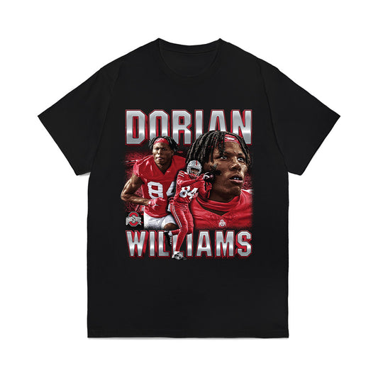 Ohio State - NCAA Football : Dorian Williams - Caricature Comfort Colors T-Shirt-0
