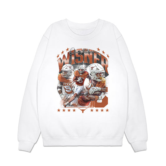 Texas - NCAA Football : Quinn Merritt - Collage Premium Crewneck Sweatshirt-0
