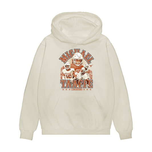 Texas - NCAA Football : Michael Taaffe - Collage Premium Hooded Sweatshirt-0