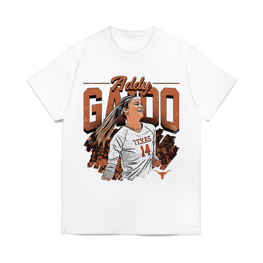 Texas - NCAA Women's Volleyball : Addison Gaido - Caricature Comfort Colors T-Shirt-0