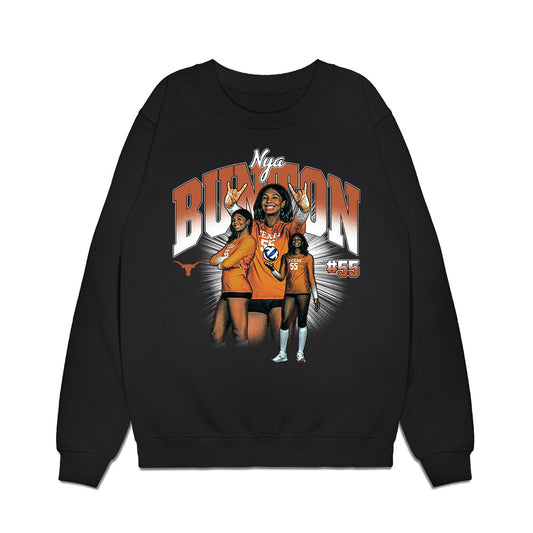 Texas - NCAA Women's Volleyball : Nya Bunton - Caricature Premium Crewneck Sweatshirt-0