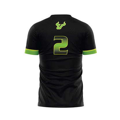 USF - NCAA Men's Soccer : Mathis Haugen - Black Soccer Jersey-1