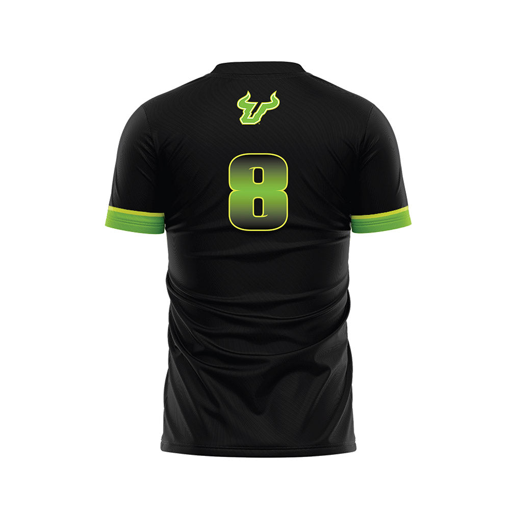 USF - NCAA Men's Soccer : Pedro Faife - Black Soccer Jersey-1