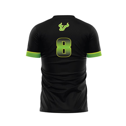 USF - NCAA Men's Soccer : Pedro Faife - Black Soccer Jersey-1