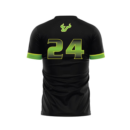 USF - NCAA Men's Soccer : Kyle Hunnicutt - Black Soccer Jersey-1