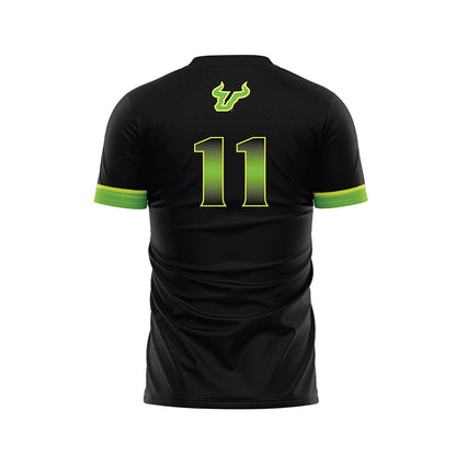 USF - NCAA Men's Soccer : Brandon Nyagurungo - Black Soccer Jersey-1