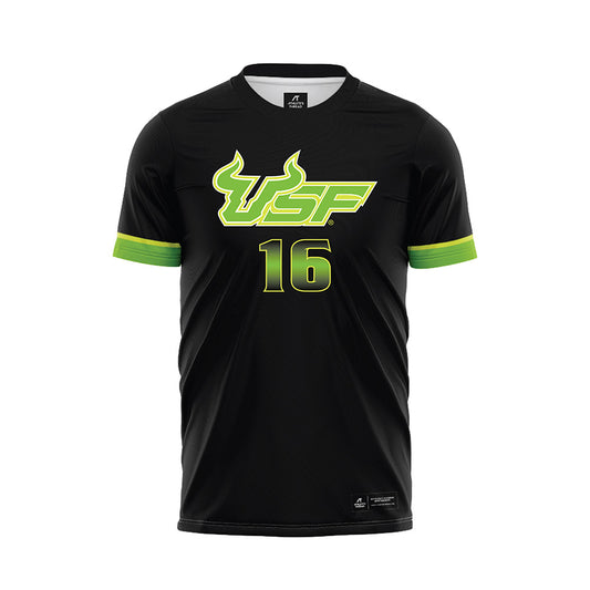 USF - NCAA Men's Soccer : Dominic Wilson - Black Soccer Jersey-0