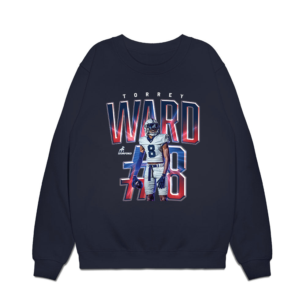 Samford - NCAA Football : Torrey Ward - Premium Crewneck Sweatshirt-0