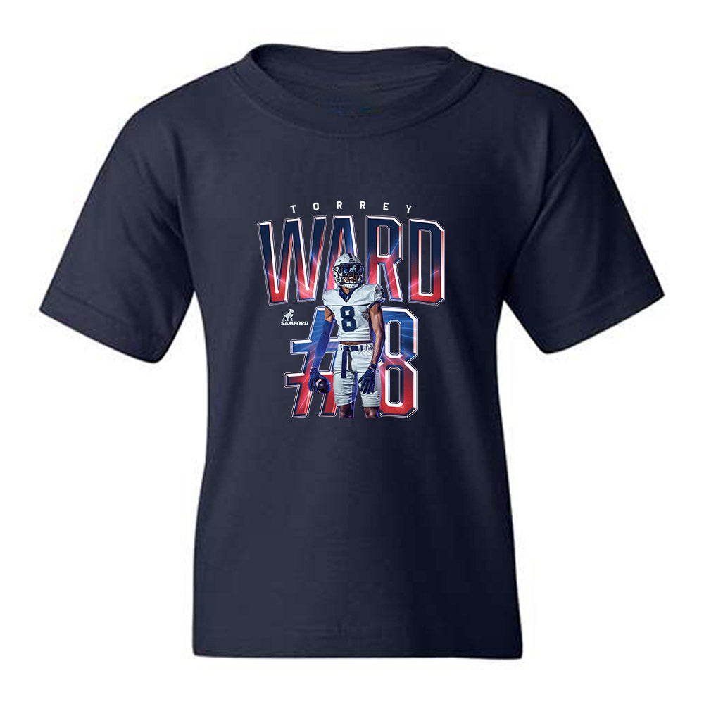 Samford - NCAA Football : Torrey Ward - Youth T-Shirt-0