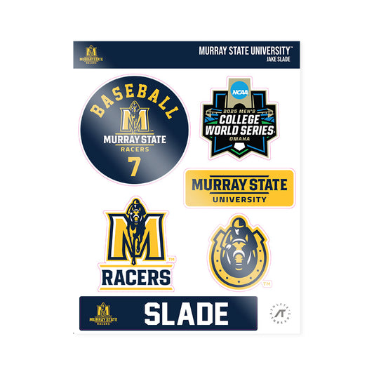 Murray State - NCAA Baseball : Jake Slade - World Series Sticker Sheet-0