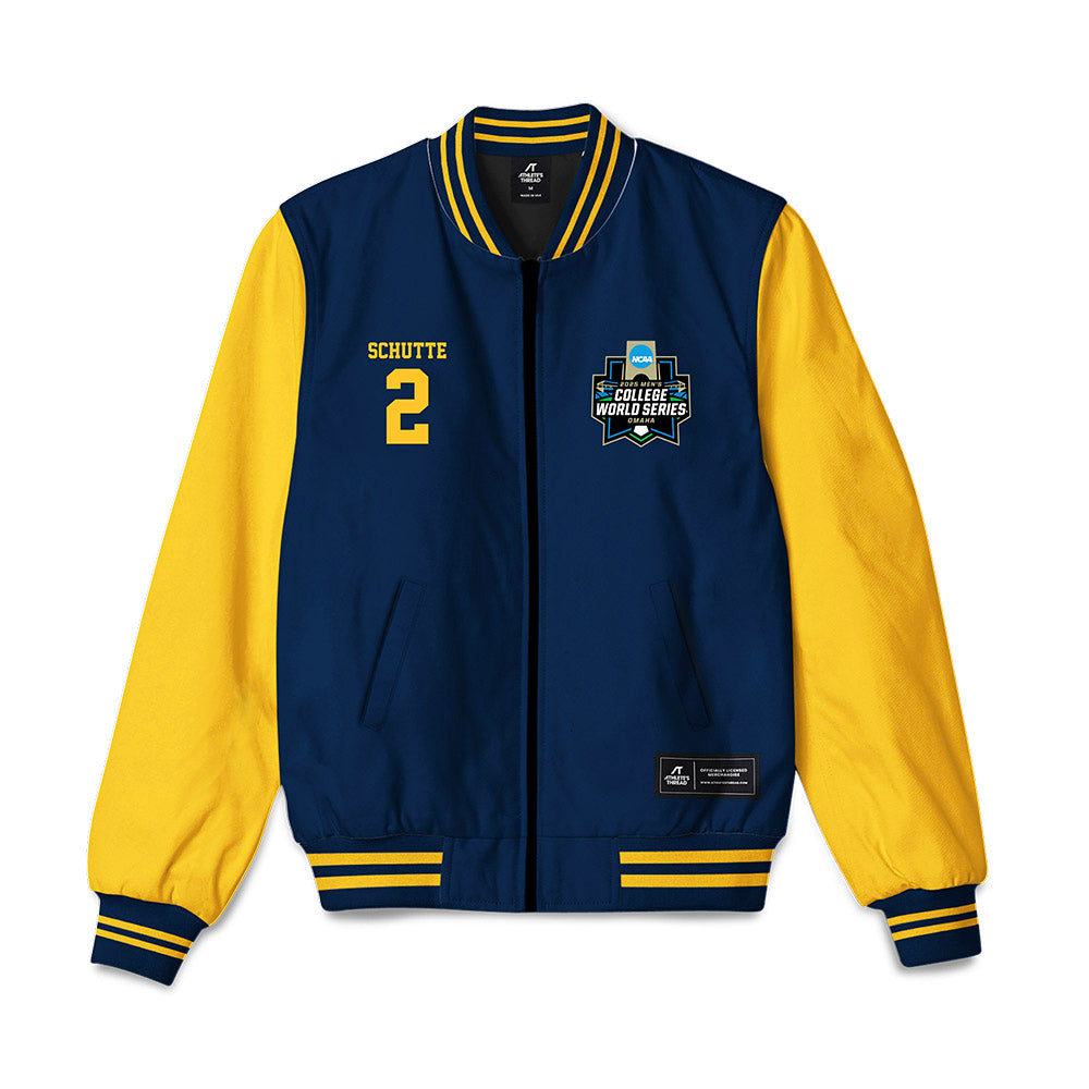 Murray State - NCAA Baseball : Nic Schutte - Bomber Jacket-0