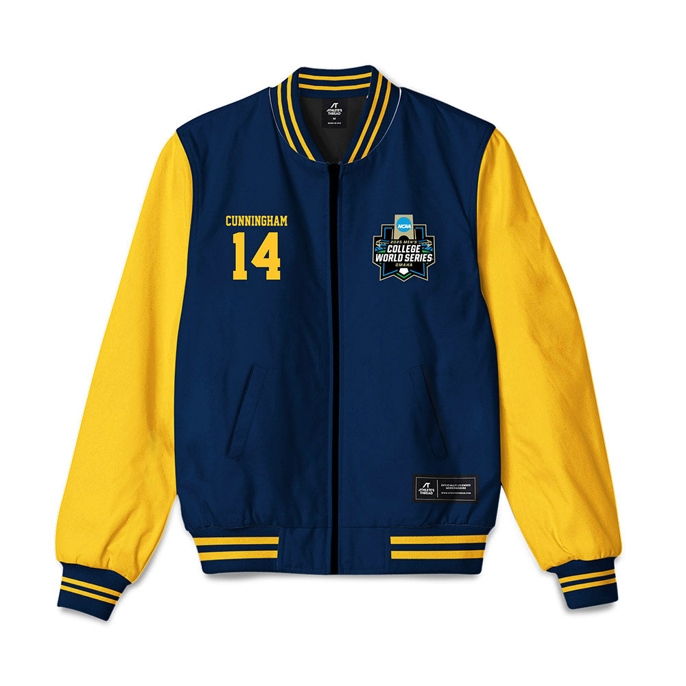 Murray State - NCAA Baseball : Conner Cunningham - Bomber Jacket-0