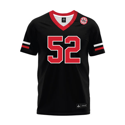 Nebraska - NCAA Football : Dylan Rogers - Black Premium Football Jersey-0