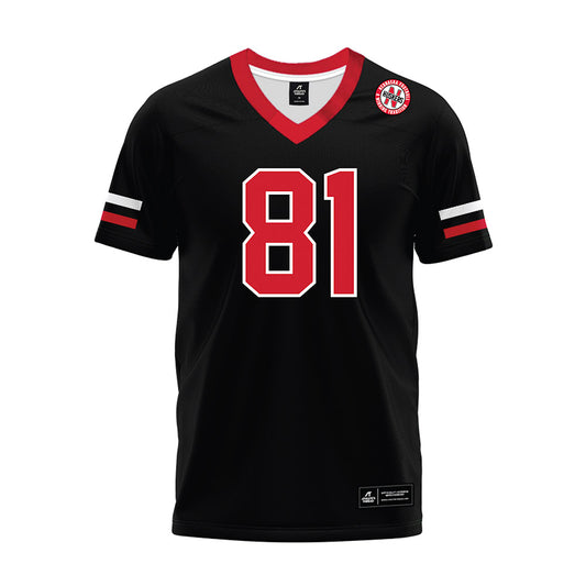 Nebraska - NCAA Football : Hayes Miller - Black Premium Football Jersey-0