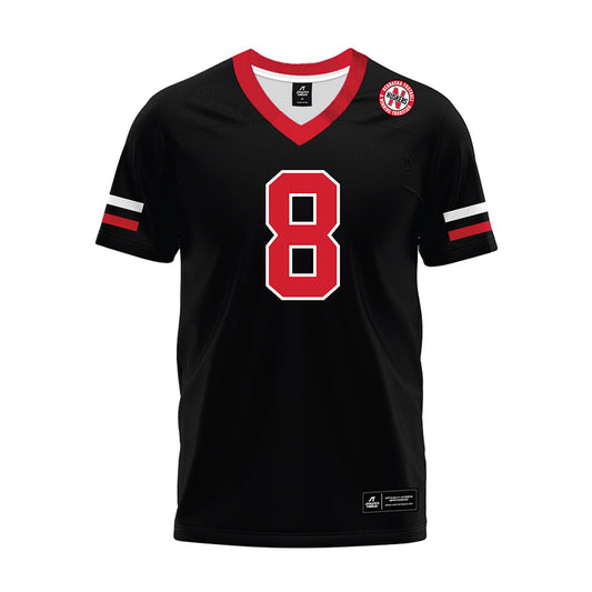 Nebraska - NCAA Football : Deshon Singleton - Black Premium Football Jersey-0