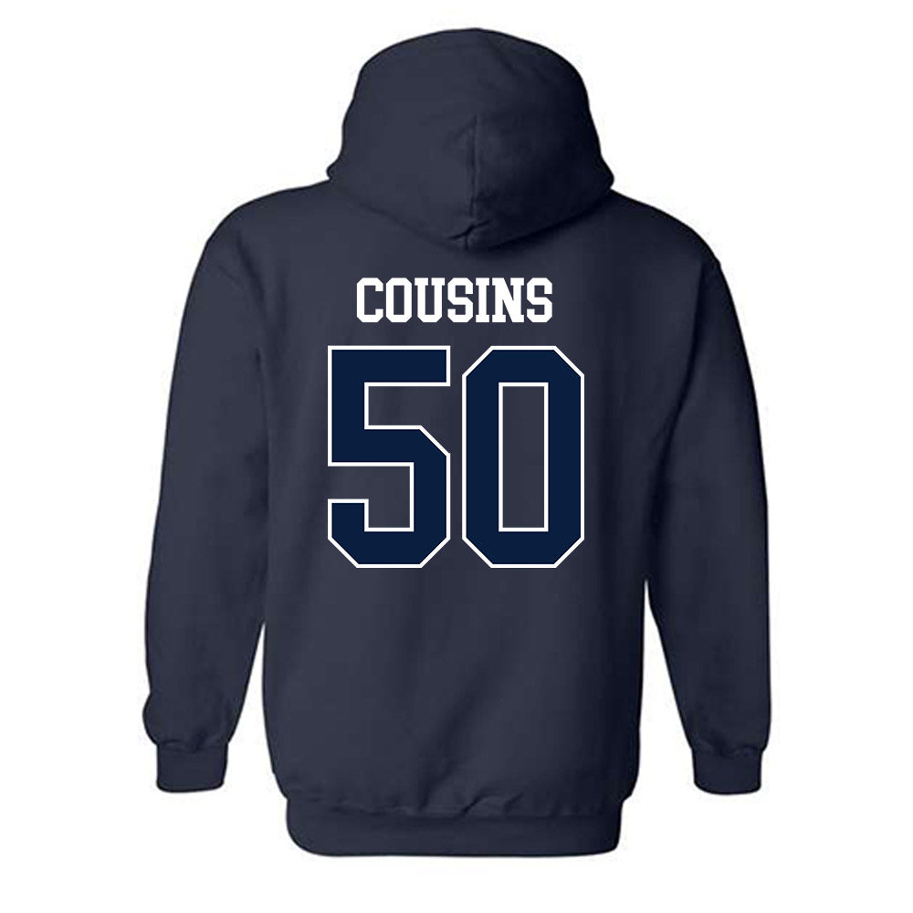 Penn State - NCAA Football : Cooper Cousins - Sports Shersey Hooded Sweatshirt-1