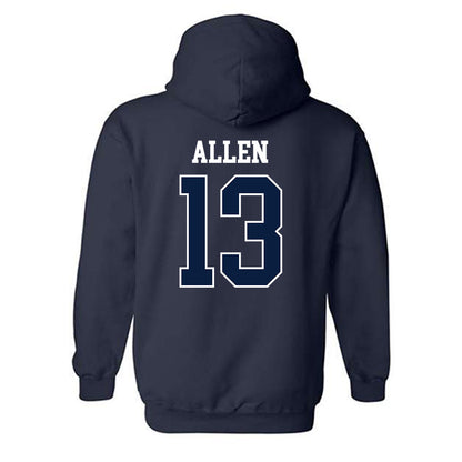 Penn State - NCAA Football : Kaytron Allen - Sports Shersey Hooded Sweatshirt-1