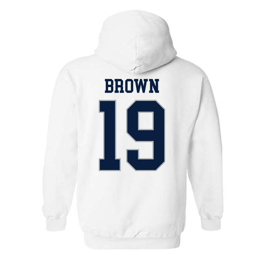 Penn State - NCAA Football : Josiah Brown - Sports Shersey Hooded Sweatshirt-1